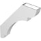 Ekena Millwork 3 1/2-in. W x 24-in. D x 30-in. H Olympic Architectural Grade PVC Knee Brace BRCP035X24X30OLY - alternate 3